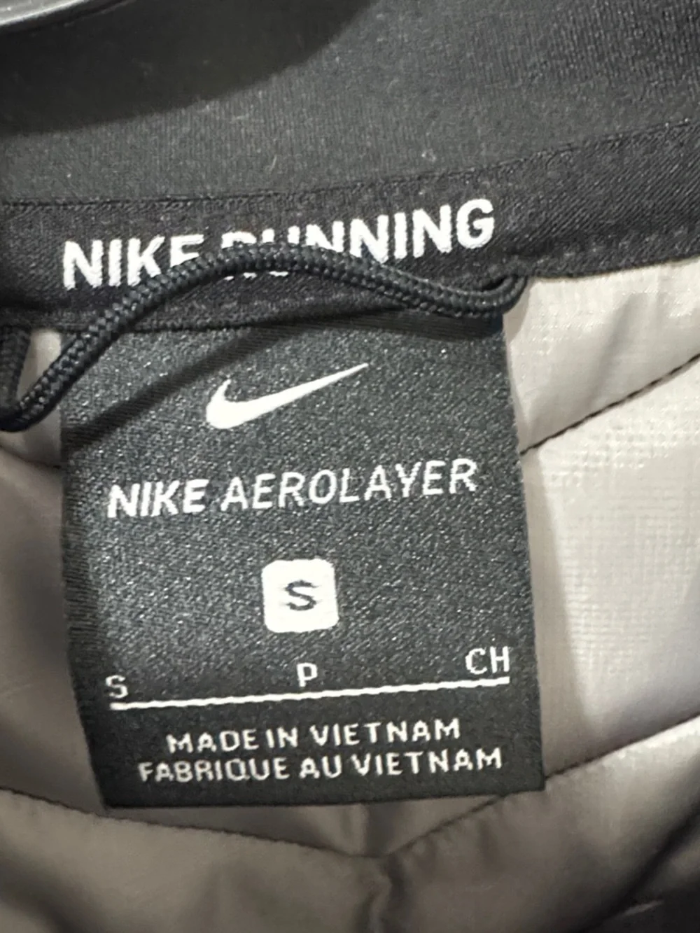 Nike Black Quilted Sleeveless Performance Vest